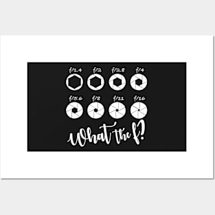 What the F? - White Posters and Art